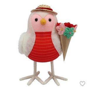 6.25" Fabric
Valentine's
Day Bird
Figurine
Holding
Flowers -
Spritz™m